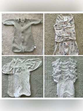 Neutral Baby Sleep Sack & Onesie Bundle - 0-6 month